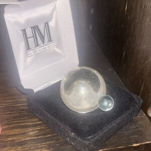 The Highland Mint Glass Paperweight Set